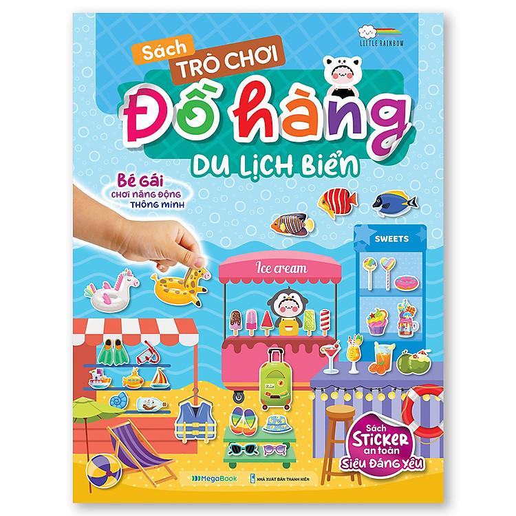Sách Trò chơi Đồ hàng Du Lịch Biển (Hơn 200 Stickers)