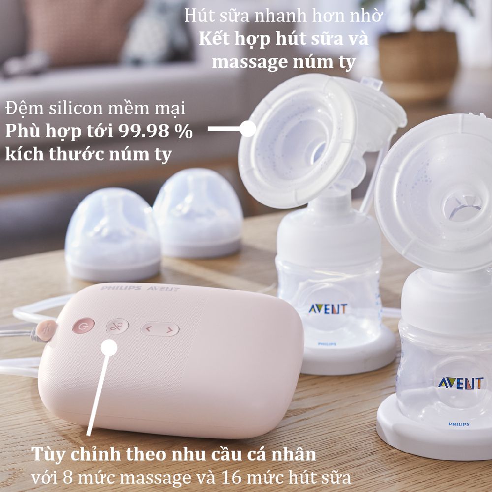 Máy hút sữa bằng điện Philips Avent (Eureka) 393.11 