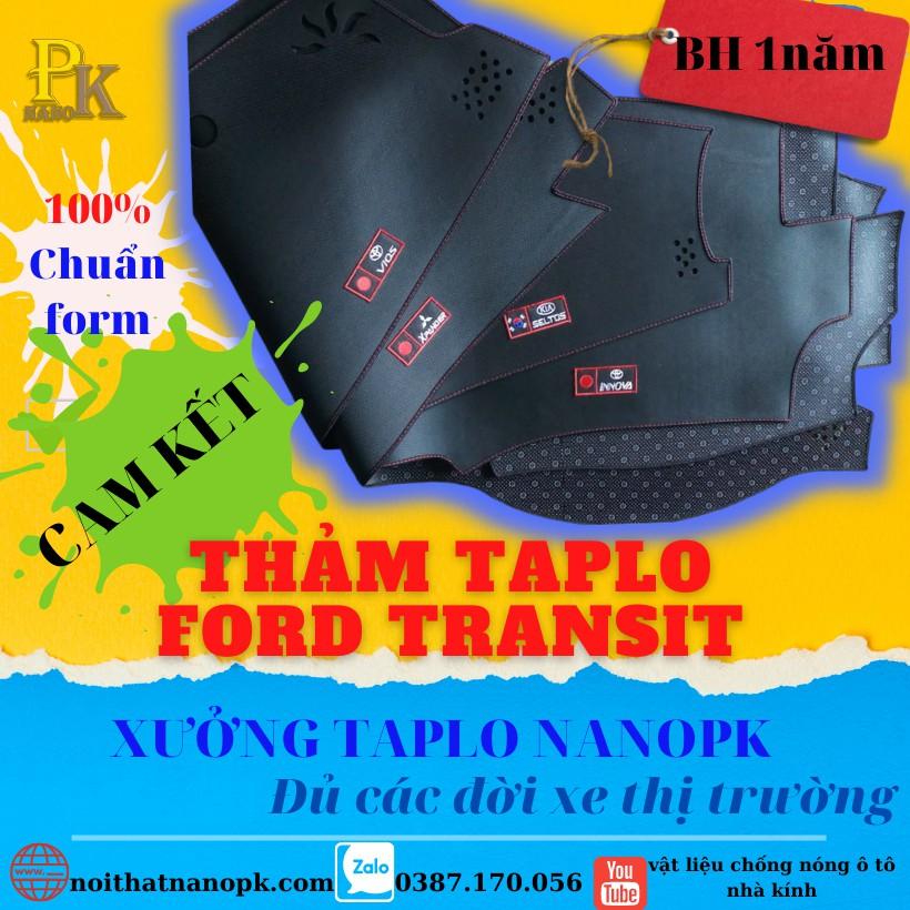 THẢM TAPLO NHUNG XE TRANSIT – CHỐNG TRƯỢT – CHỐNG NÓNG HIỆU QUẢ - CHUẨN FORM