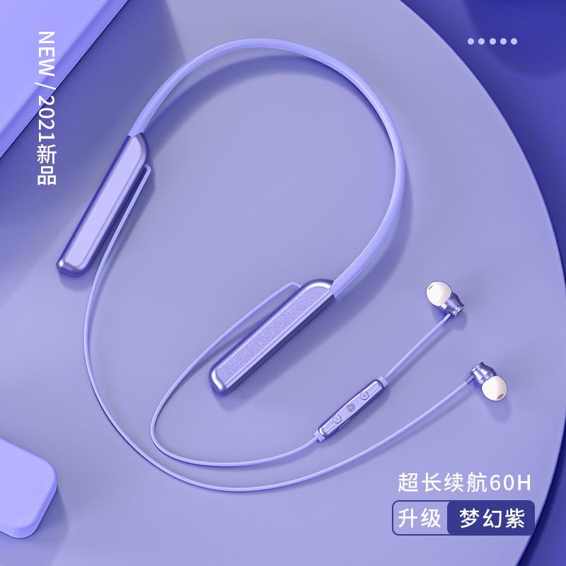 Tai nghe bluetooth không dây treo cổ được ưa chuộng nhất năm mới thể thao chạy bộ in-ear cổ treo pin lớn và thời lượng pin dài