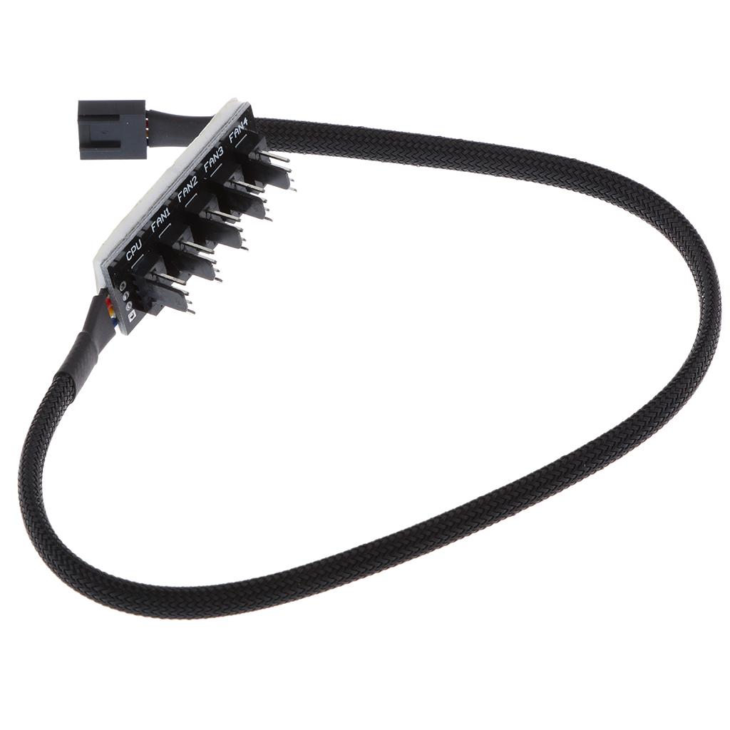 Phép Màu Sáng 5-Chiều PWM 4pin/3pin CPU Quạt Máy Tính Tay 12V