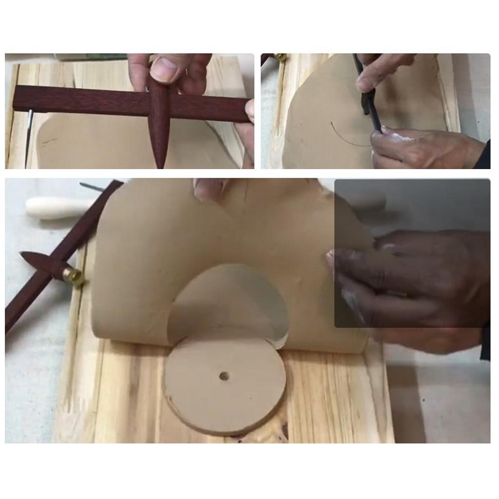 Gốm sứ La Bàn Vòng Tròn Cắt Đo thước Kẹp Phanh 1 cm-34 cm Đen