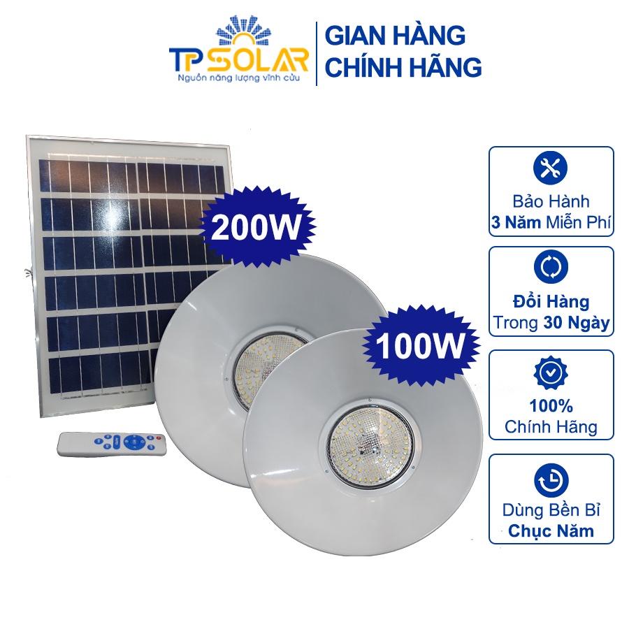 Đèn Thả Trần Hình Loa Cổ Điển Năng Lượng Mặt Trời TP Solar TP-W100 TP-W200 2 Công Suất 100W 200W Chống Nước IP67