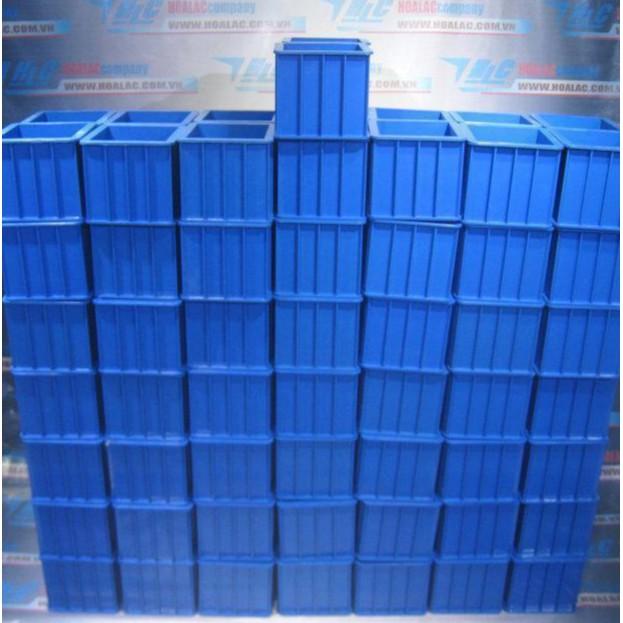 Khuôn đúc mẫu bê tông lập phương bằng nhựa 150x150x150mm màu xanh