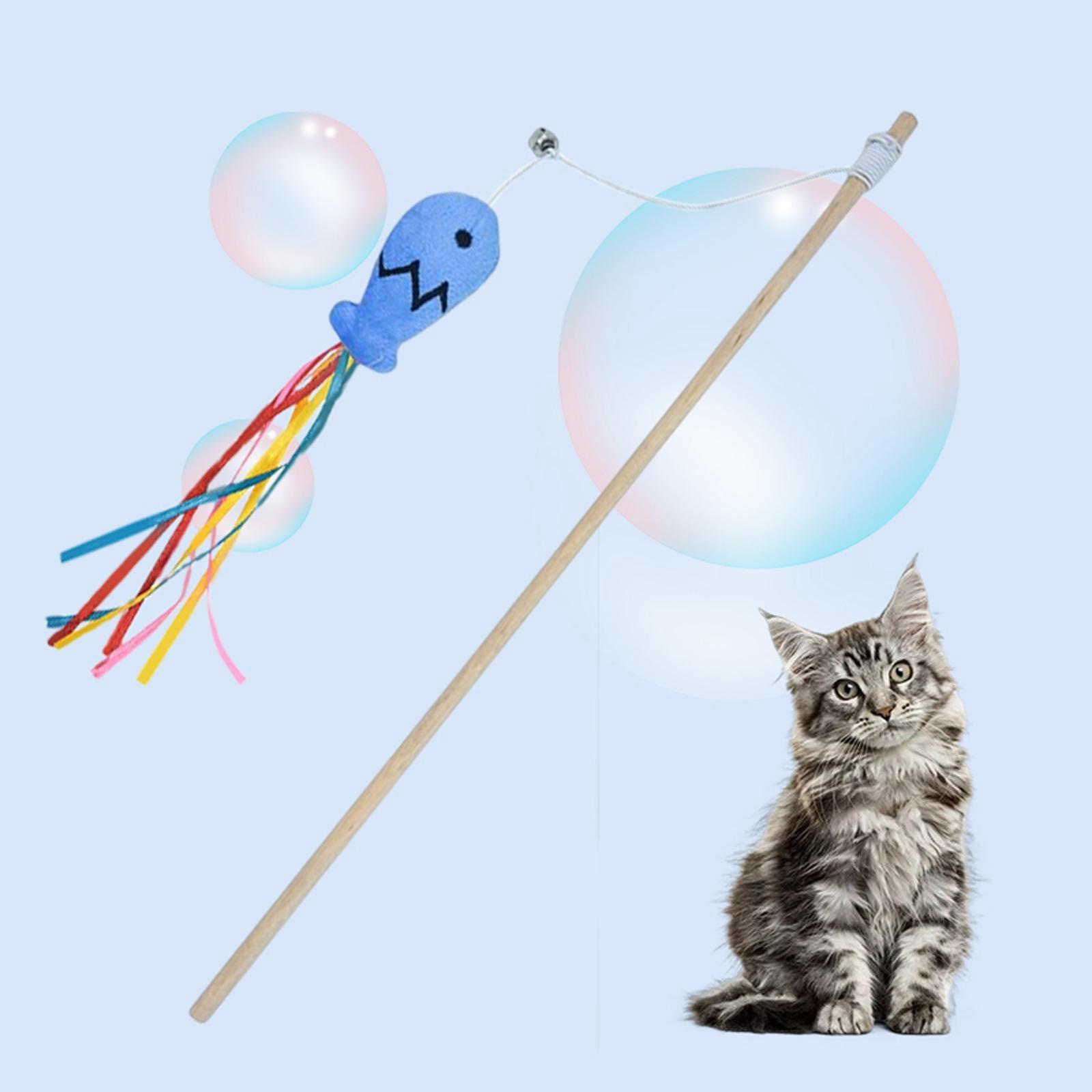 Cat Toy Training Exercise Catcher Interactive Kitten Toys Pet Supplies Blue