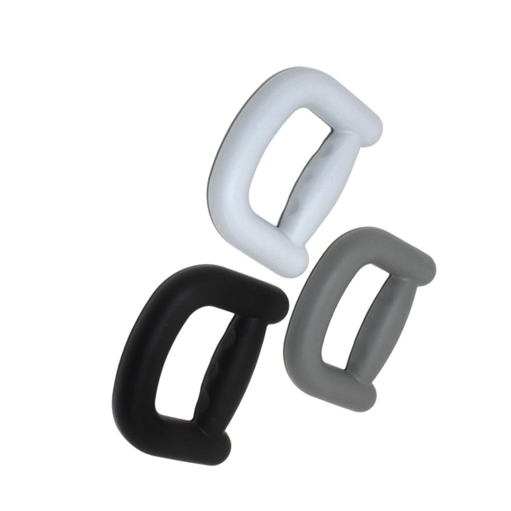 3Pcs Hand Grip Strengthener Silicone Ring Resistance D Shped Hand Gripper,Grip Strength Trainer, Finger Strengthener,Wrist Forearm Hand Exerciser