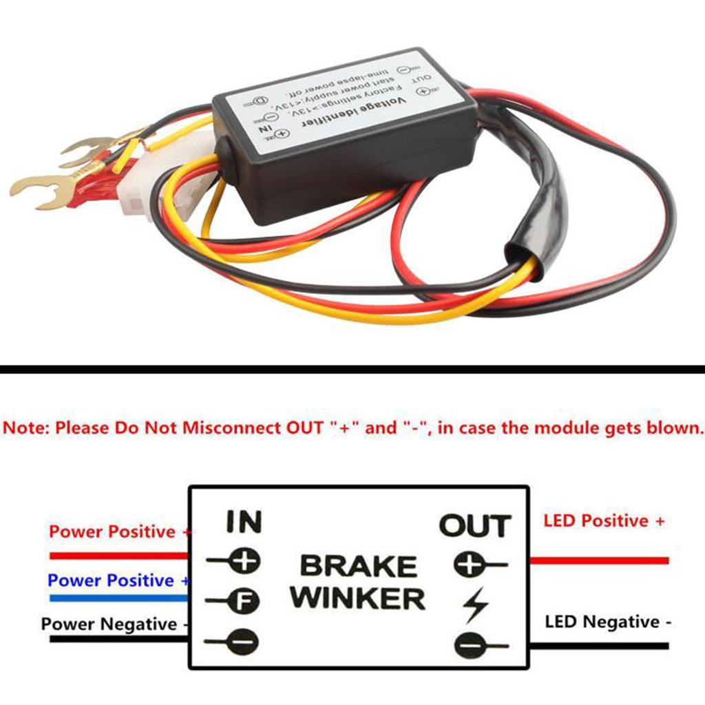 2-3pack DRL LED Daytime Running Light Automatic On/Off Switch Controller Module