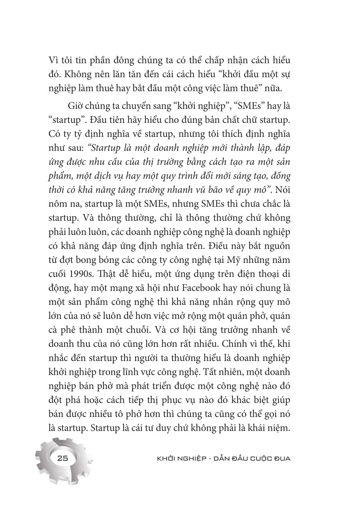 Khởi Nghiệp - Dẫn Đầu Cuộc Đua