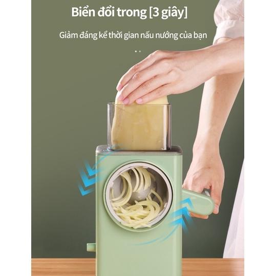 Dụng Cụ Thái Rau Củ Quả Đa Năng 4 in 1 VEGETABLE CUTTER - Máy Nạo, Cắt Bào Củ Quả Đa Năng Cỡ Lớn Tiện Lợi