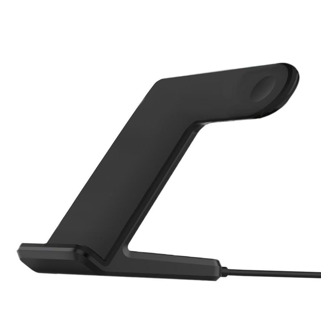 2 in1 Qi Wireless Charger Charging Pad Stand Dock For  Apple Watch NEW