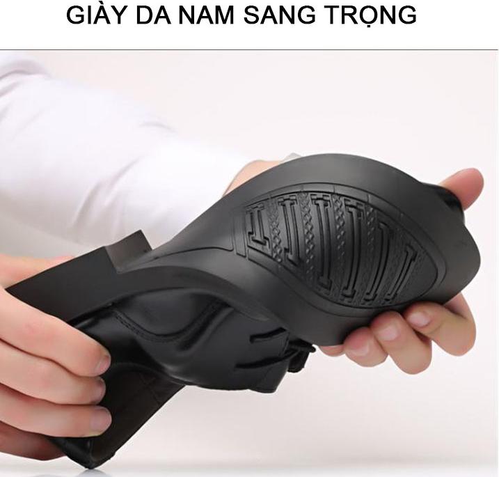 Giày nam da bò thật công sở cao cấp mã 8866
