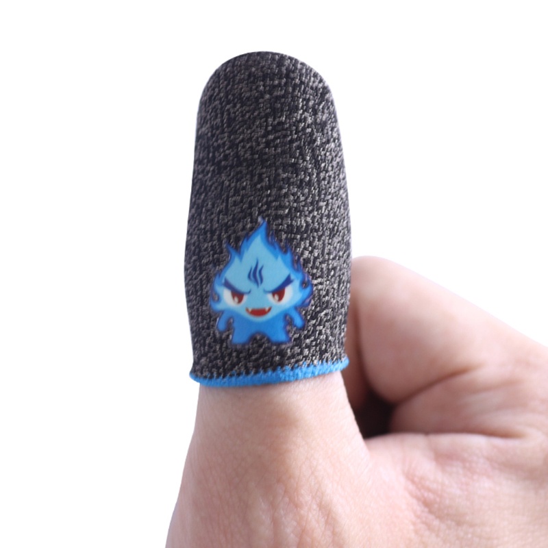 Găng tay chơi game Sợi ion Bạc Ghost Fire cảm ứng bao ngón tay chống mồ hôi, chống trượt - 1 ngón lẻ