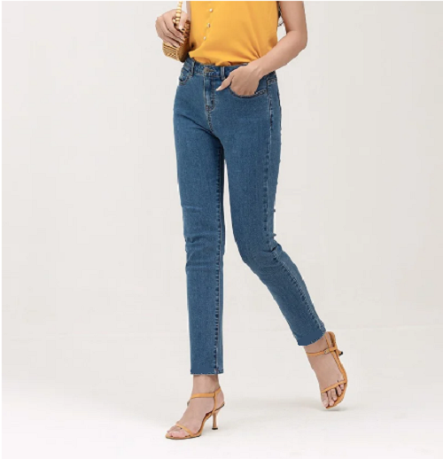 Quần Jean Skinny Nữ Dáng Ôm Lưng Cao