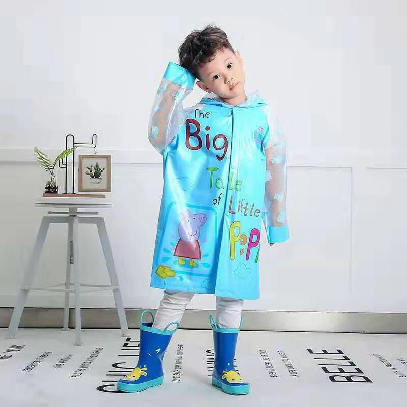 Áo mưa hoạt hình cho bé họa tiết kute, đủ size cho học sinh tiểu học(Không kèm ủng)