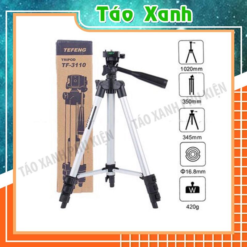 Giá đỡ điện thoại Livestream - Tripod 3 chân 3110 Kèm Kẹp -