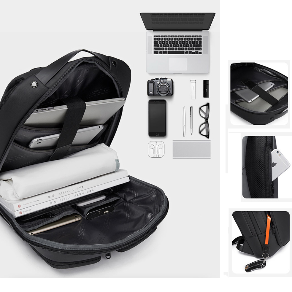 Balo Laptop công sở chống trộm dạng hộp phong cách mới – BLLT5527A