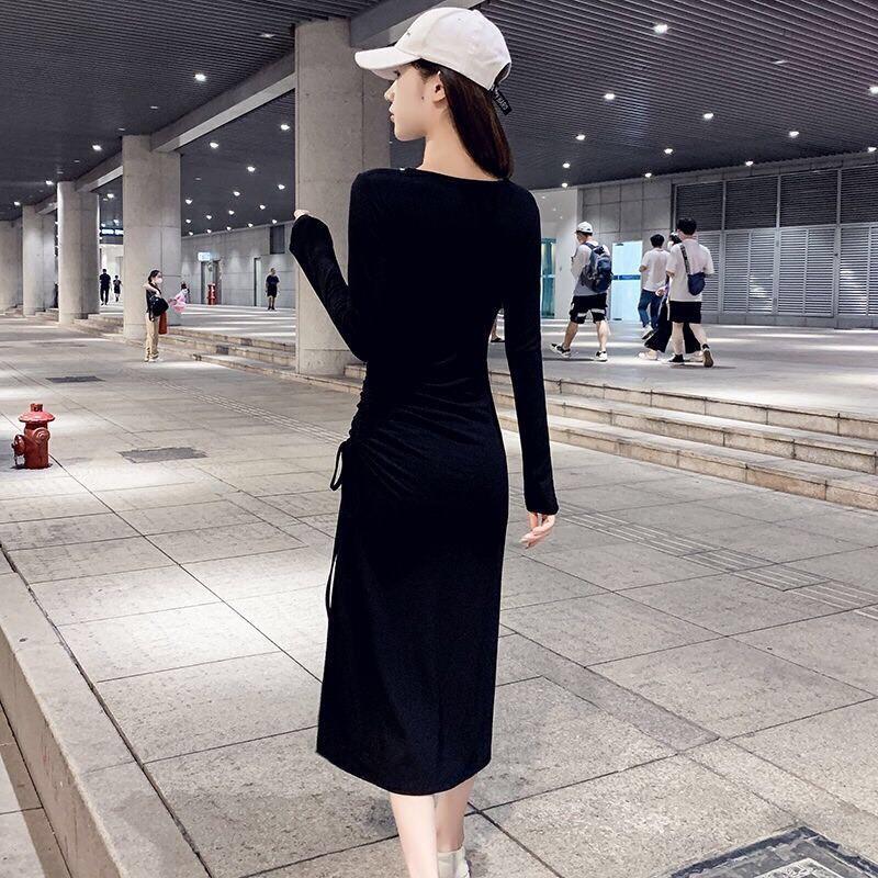 Váy Nữ Dáng Ôm Dài Tay