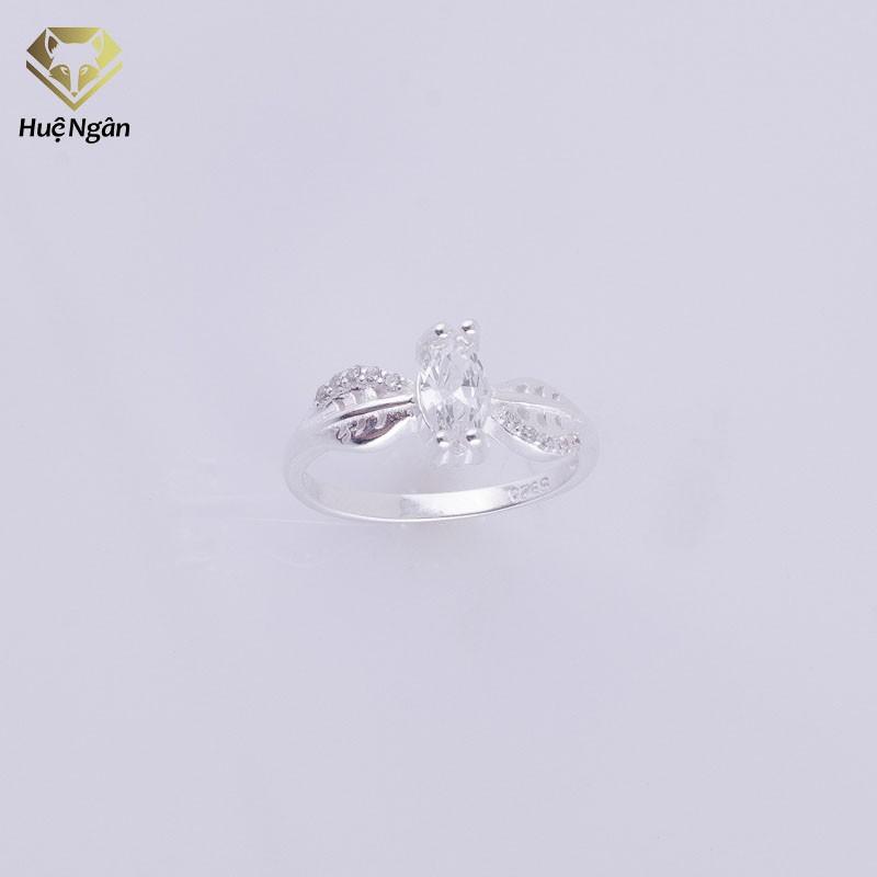 Nhẫn bạc 925 Huệ Ngân - Lá xuân YYJZ035