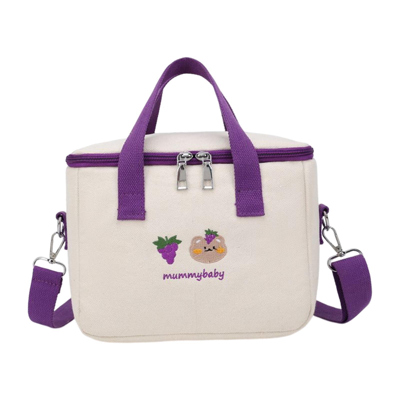 Portable lunch Storage Bag Insulated Lunch Box Keep Warm for Camping Children Adults