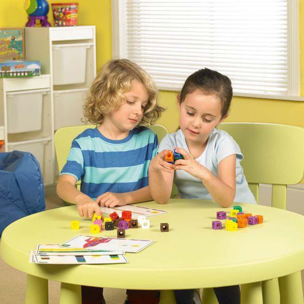 Bộ học toán - MathLink Cubes Early Math Activity Set (115 chi tiết)