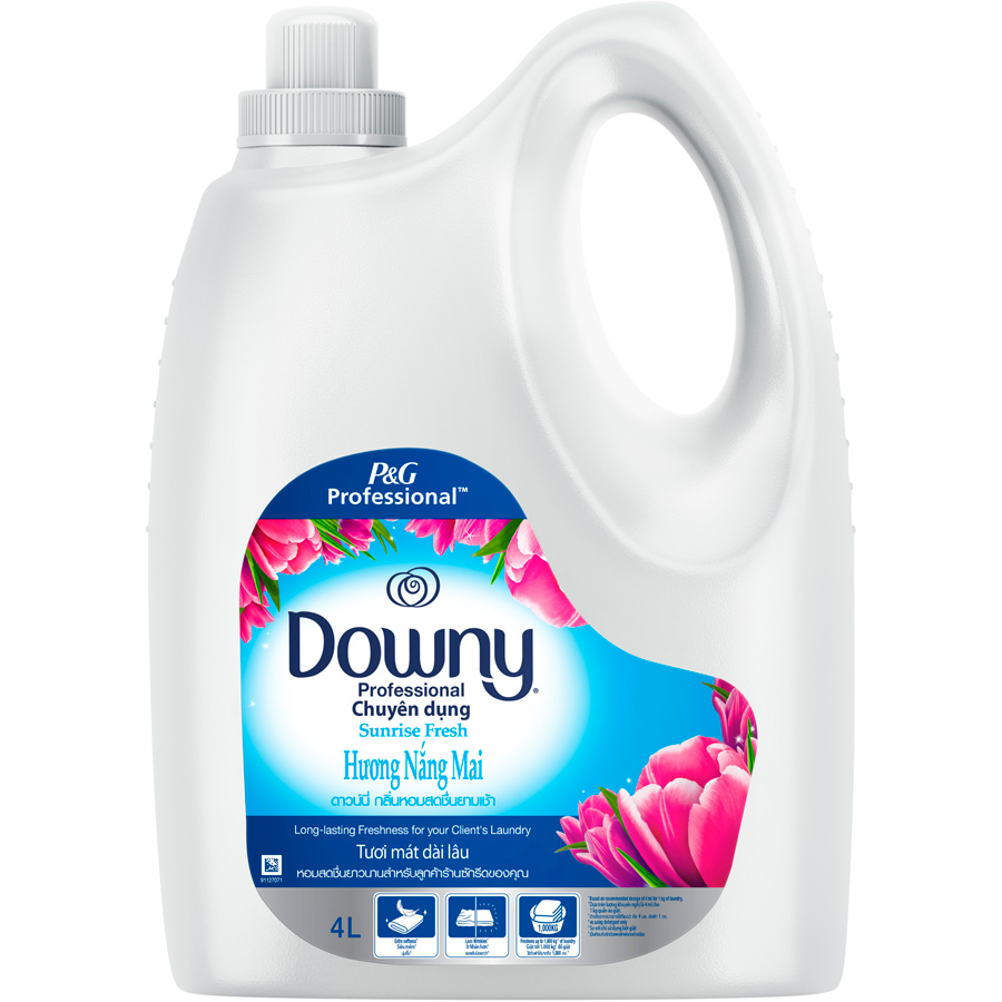 Nước Xả Vải Downy Hương Nắng mai Dạng Chai (4L)