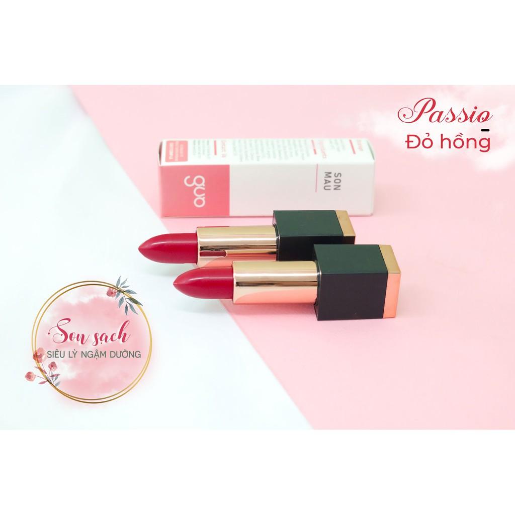 Son Sáp Lỳ Hồng Mẫu Đơn GUO - True Matte Lipstick GUO 5gr