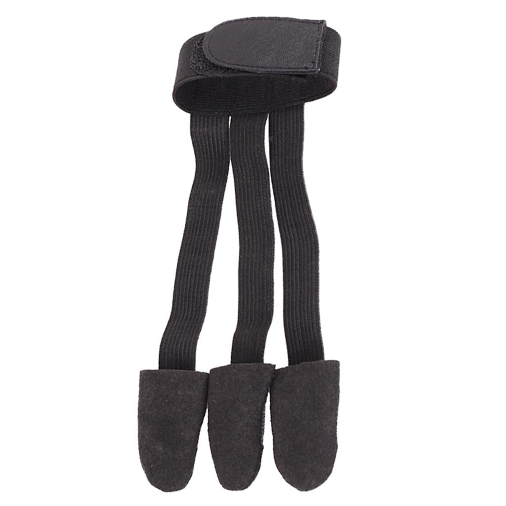 3 Finger Archery Protector Tab Guard Glove for Tradition Bow Hunting
