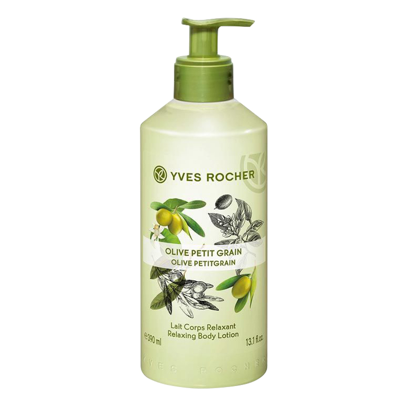 Sữa Dưỡng Thể Yves Rocher Olive Petit Grain Lait Corps Relaxant Body Lotion 390ml