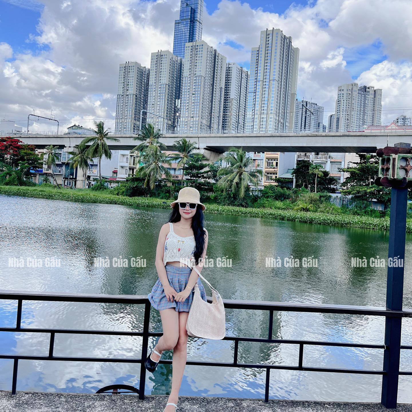 Túi cói dây da đeo vai hàng cao cấp
