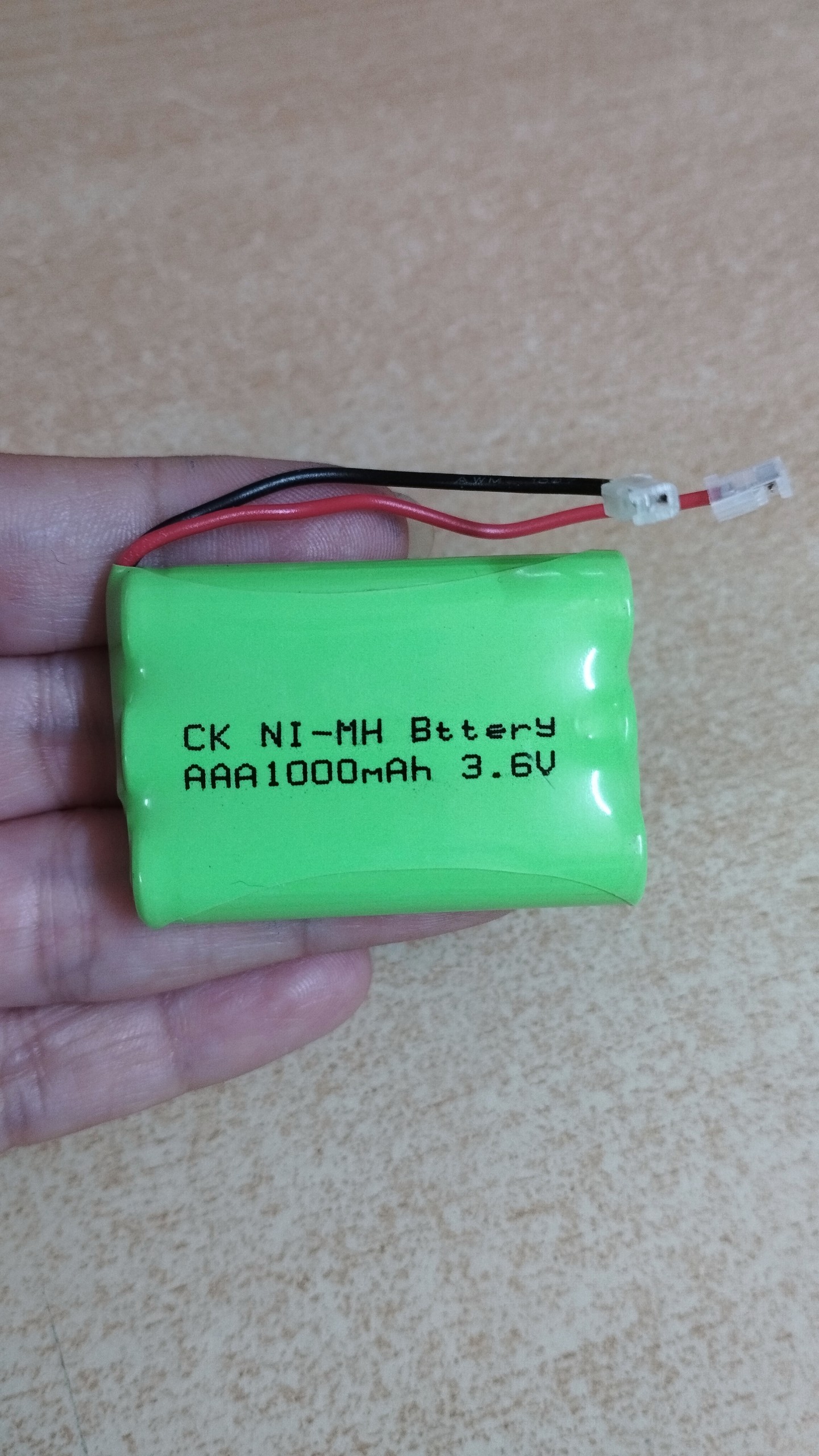 Pin sạc AAA điện áp 3.6V dung lượng 1000mAh