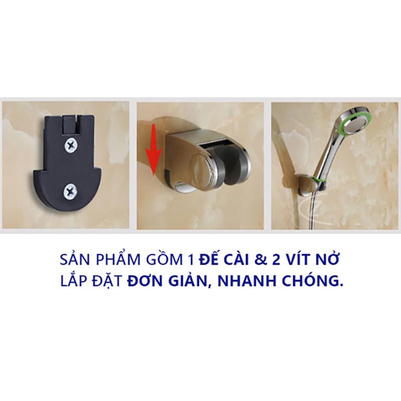 Đế cài sen tắm điều chỉnh góc, giá đỡ vòi hoa sen, giá treo vòi hoa sen