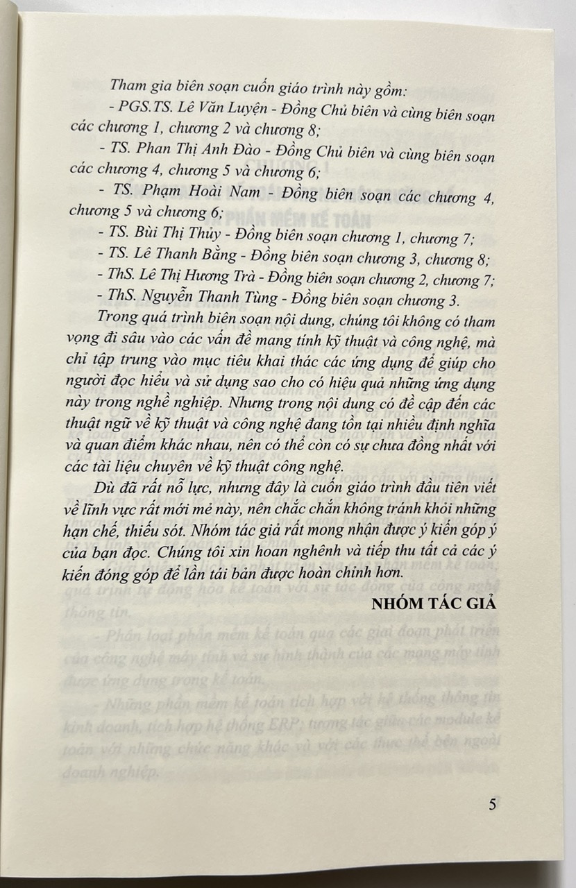 Sách - Giáo TRình Kế Toán Trong Môi Trường Số
