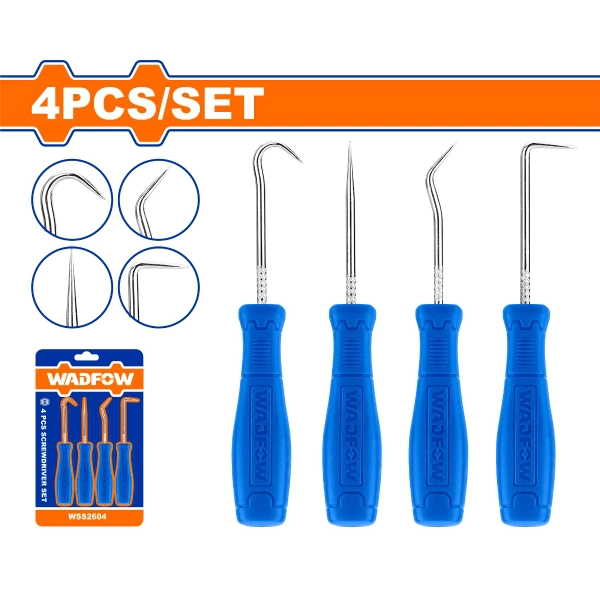 BỘ 4 DỤNG CỤ MÓC RON WSS2604 WADFOW - HÀNG CHÍNH HÃNG