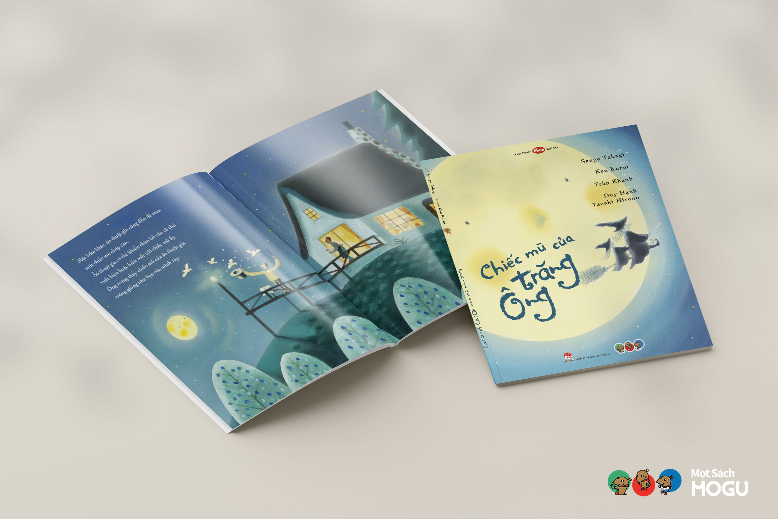 Truyện Ehon bé 3-4-5 tuổi - Chiếc mũ của ông trăng