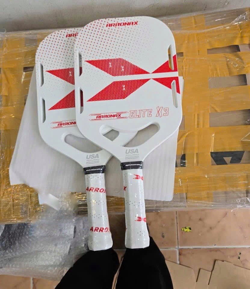 ￼Vợt pickleball sợi carbon Arronax Elite X3 siêu nhẹ T700 Sport - chứng nhận USAPA