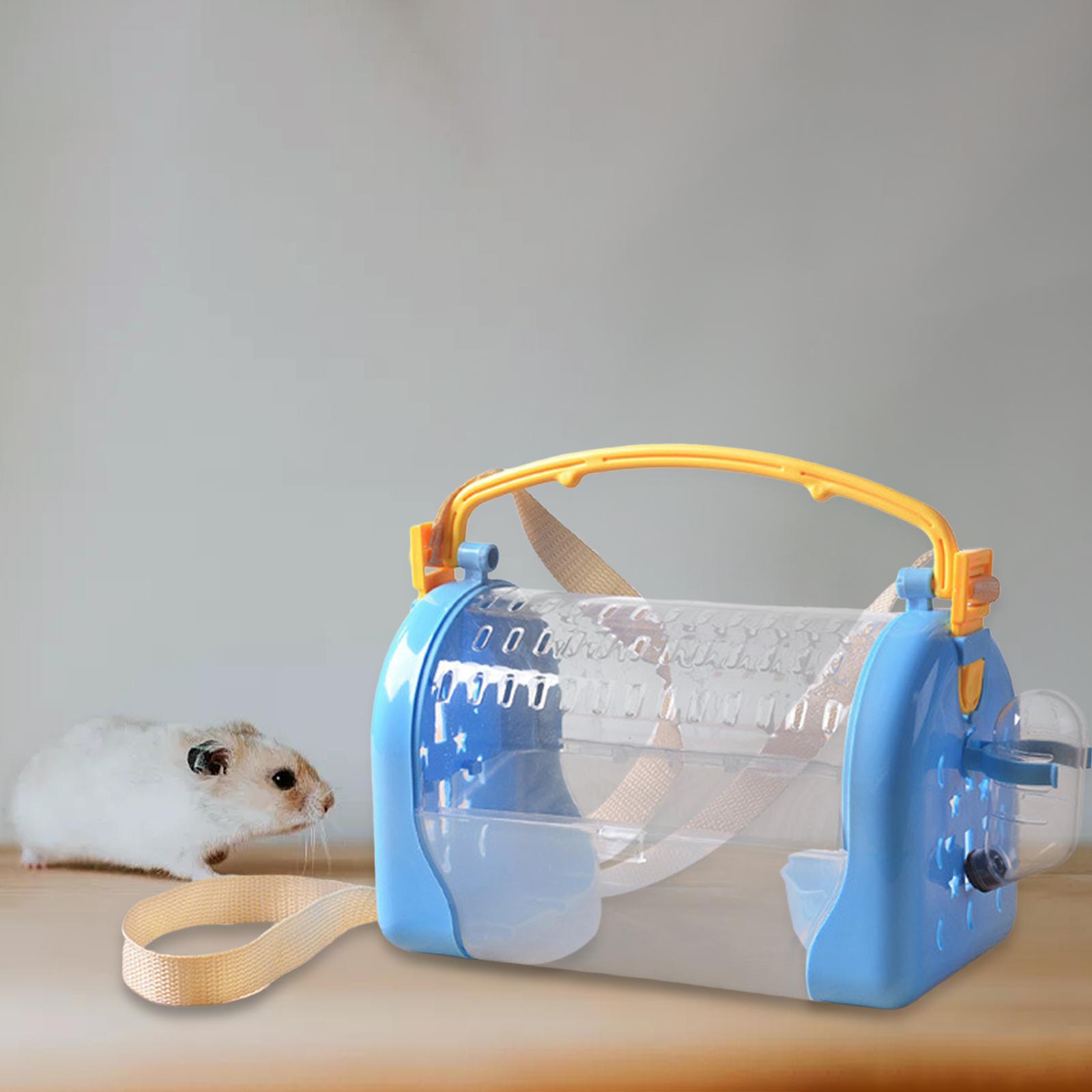 Hamster Carrier Cage Pet Outgoing Cage Pouch Rat Guinea Pig Travel Transport