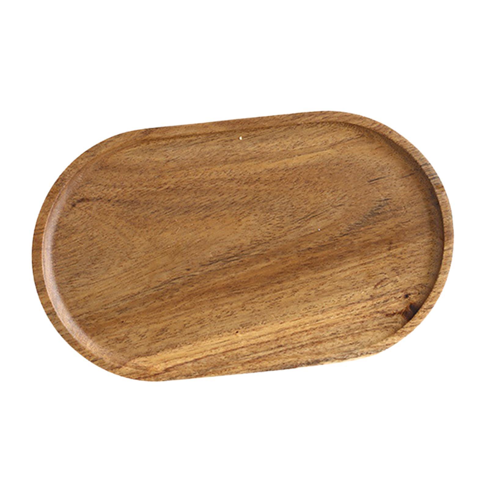 Serving Plate Cheese Platter Wood Tray Food Dish for Dessert Sandwich Snacks