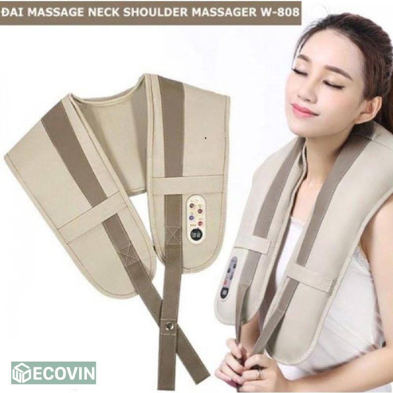 Đai Massage Cổ, Vai Gáy, Lưng , tác động sâu vào vùng cơ giúp giảm đau nhanh chóng