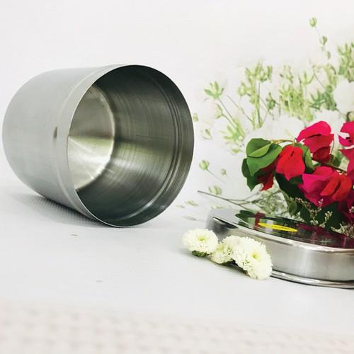 Hũ Inox Đựng Bông 8cm Dùng Trong Y Tế SPA Thẩm Mỹ Viện