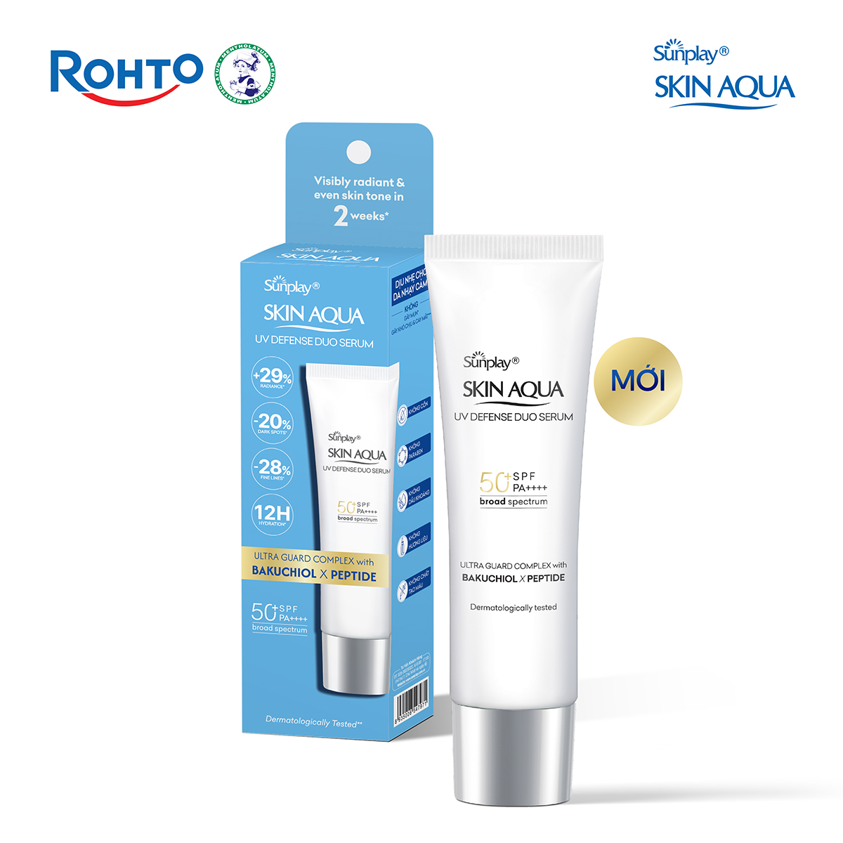 Kem chống nắng dưỡng da chuyên sâu dạng serum Skin Aqua UV Defense Duo Serum 30g