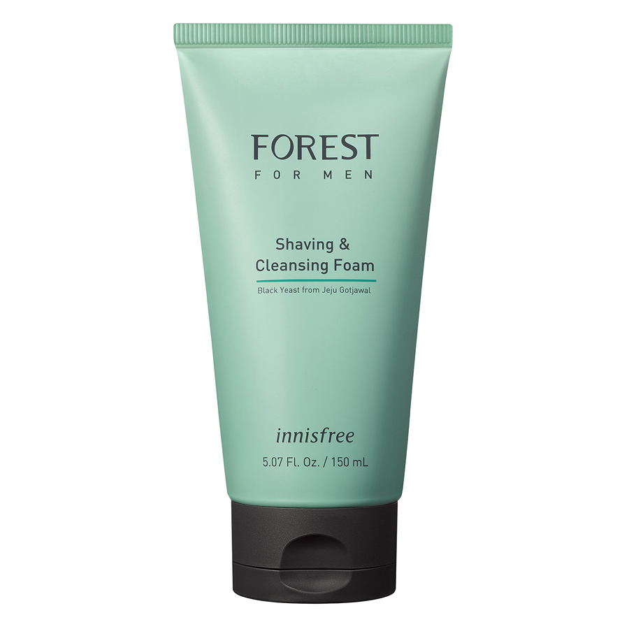 Sữa rửa mặt kết hợp làm mềm vùng da cạo râu Innisfree Forest for men Shaving &amp; Cleansing Foam 150ml - 131170820