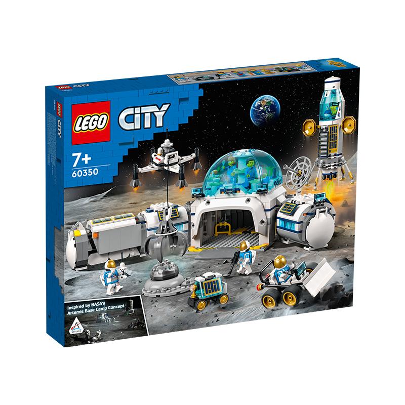 Đồ Chơi LEGO CITY Trụ Sở Nghiên Cứu NASA Mặt Trăng 60350