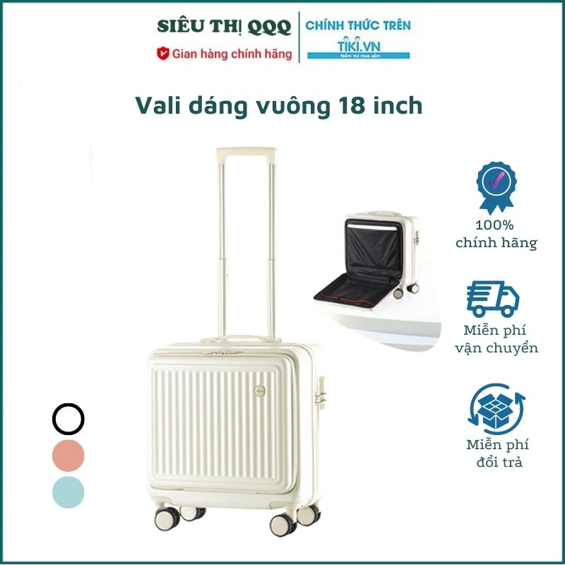 Vali Dáng Vuông Size 18, Vali Hành Lý Xách Tay Phù Hợp Cho Chuyến Du Lịch Ngắn Hạn - PVL2302