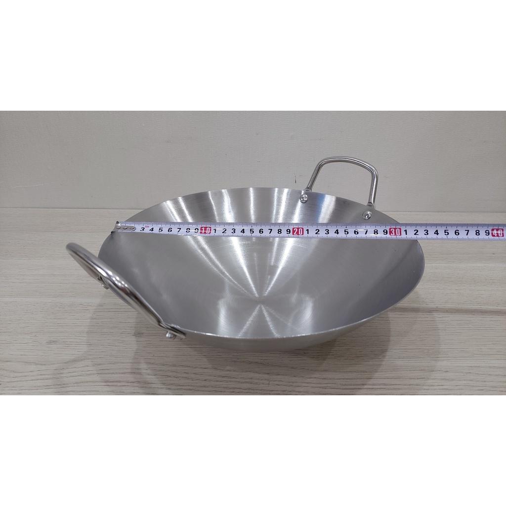 Chảo inox cao cấp 2 quai size 32cm, 36cm