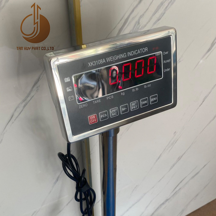 Cân Bàn Điện Tử XK3108A - Mặt Bàn Cân 600x800MM - Đầu Chống Nước