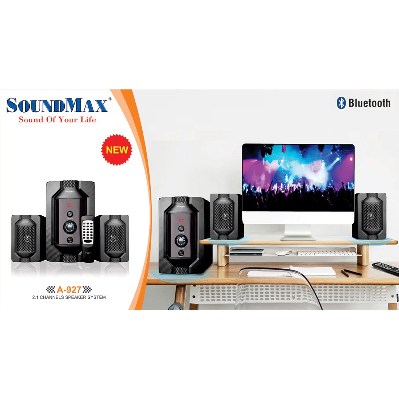 Loa Vi Tính SoundMax A927 2.1 32W (RMS) - Hàng Chính Hãng.