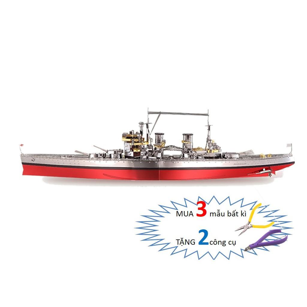 Mô Hình Lắp Ráp 3d Thiết Giáp Hạm HMS Prince of Wales - Anh