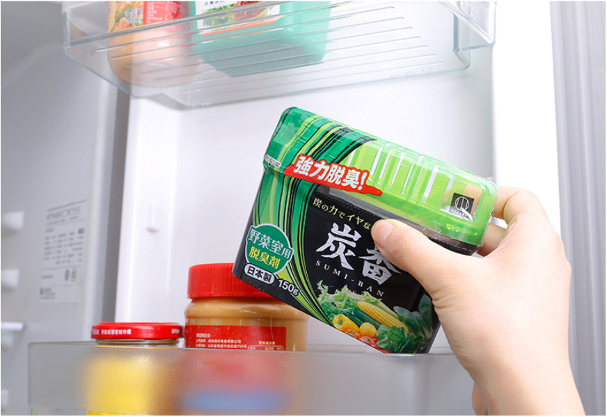 Hộp khử mùi tủ lạnh ngăn rau củ chính hãng Kokubo 150g hàng Made in Japan