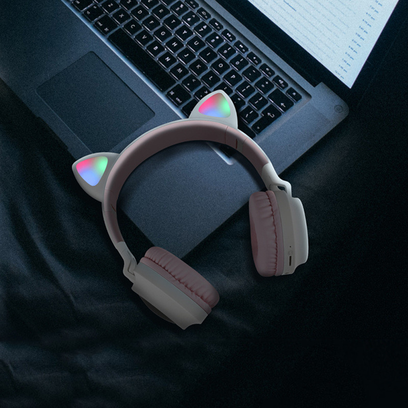 Tai Nghe Bluetooth Tai Mèo Cá Tính BTC-0028 Vớ 4 Màu Sắc .Đa Dạng, Thoải Mái Lựa Chọn Khoe Cá Tính