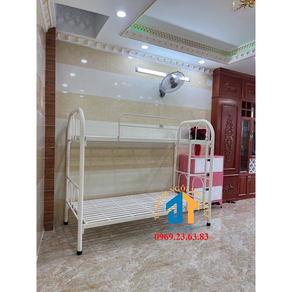Giường sắt 2 tầng ngang 1m2 dài 2m bảo hành 1 năm - Đại Thành
